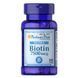 Puritan's Pride Biotin 7,500 mcg 100 таблеток фото 1
