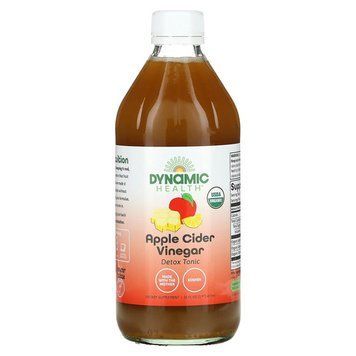 Dynamic Health Apple Cider Vinegar Detox Tonic 473 ml (СКЛЯНА) DNH-10034 фото