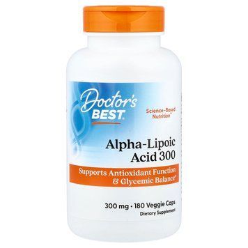Doctor's Best Alpha-Lipoic Acid 300 mg 180 капсул - Doctor's Best