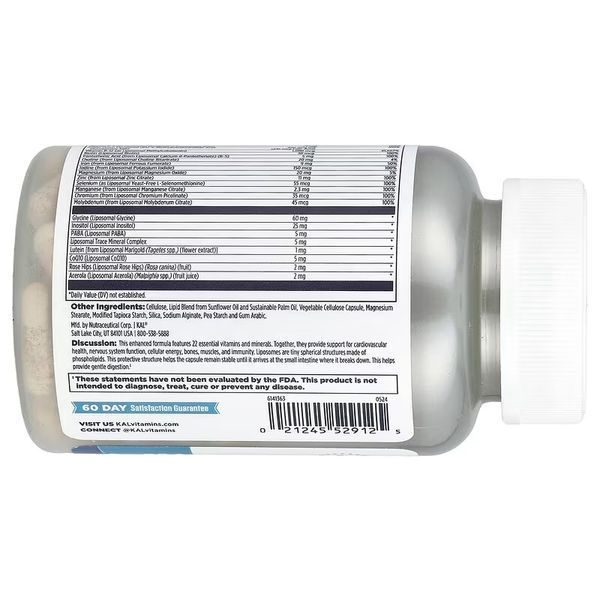 KAL Liposomal Multivitamin 60 капсул фото
