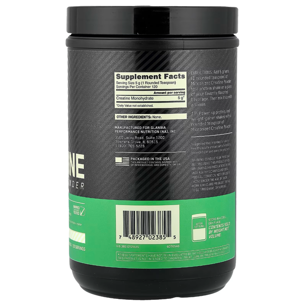 Optimum Nutrition Creatine Powder 600 грам - Optimum Nutrition