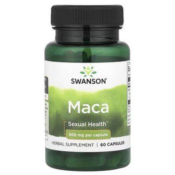 Swanson Maca 500 mg 60 капсул SWP011 фото