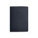 Шкіряна обкладинка для паспорта та військового квитка 1.3 темно-синя BN-OP-1-3-navy-blue фото 6