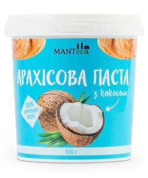 Manteca Арахісова паста з кокосом 350 грам 350 грам MNT-50011 фото