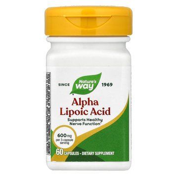 Nature's Way Alpha Lipoic Acid 600 mg 60 капсул (03.2027) - Nature's Way