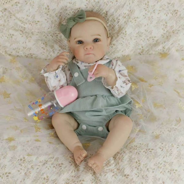Колекційна Силіконова Лялька Реборн Reborn Анатомічна Дівчинка Пупс Стелла (Вінілова Лялька Молд Бетті) 50 см Reborn Doll фото