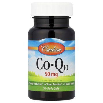 Carlson CoQ10 50 mg 30 рідких капсул - Carlson