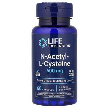 Life Extension NAC 600 mg 60 капсул - Life Extension