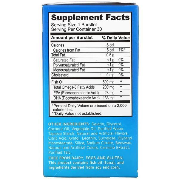 Bioglan Kids Smart DHA-Omega 3 Fish Oil 30 жувальних цукерок BGL-80505 фото