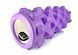 Масажний ролик EasyFit Grid Roller PRO 33 см Фіолетовий фото 3