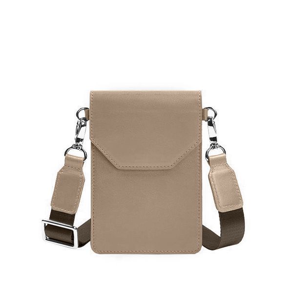 Шкіряна сумка-чохол для телефону maxi Світло-бежевий BN-GC-31-maxi-light-beige фото