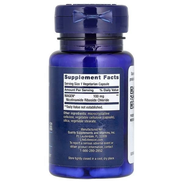 Life Extension NAD+ Cell Regenerator 100 mg 30 капсул Life Extension купити в Україні