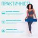 Килимок для йоги та фітнесу EasyFit TPE+TC 6 мм двошаровий синій-жовтий EF-1924-BEY фото 2