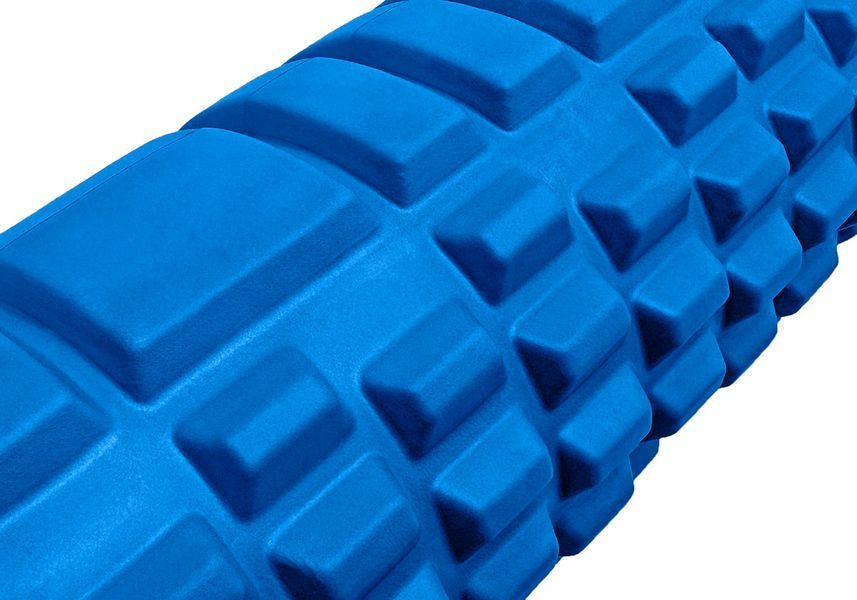 Масажний ролер EasyFit Grid Roller 60 см v.3.1 синій EasyFit купити в Україні