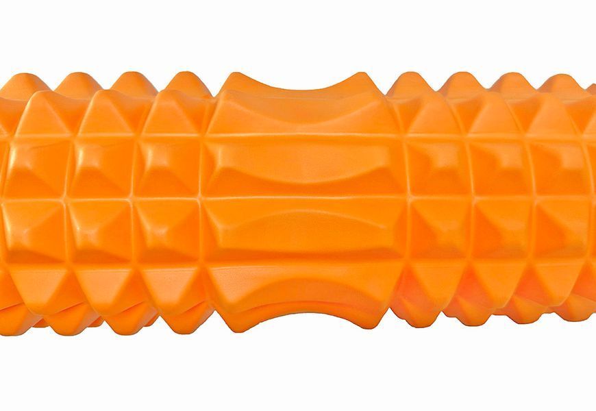 Масажний ролик EasyFit Grid Roller 45 см v.2.2 Помаранчевий EF-2028-OR фото