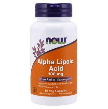 NOW Alpha Lipoic Acid 100 mg 60 капсул NOW-03040 фото