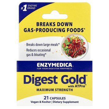 Enzymedica Digest Gold with ATPro 21 капсул - Enzymedica