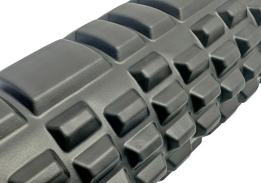 Масажний ролер EasyFit Grid Roller 60 см v.3.1 чорний EasyFit купити в Україні