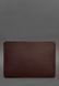 Шкіряний чохол для MacBook 13 дюйм Бордовий Crazy Horse BN-GC-7-vin-kr фото 5