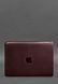 Шкіряний чохол для MacBook 13 дюйм Бордовий Crazy Horse BN-GC-7-vin-kr фото 2