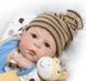 Силіконова Колекційна Лялька Реборн Reborn Хлопчик Льова (Вінілова Лялька) Висота 57 см Rerorn Doll фото 3