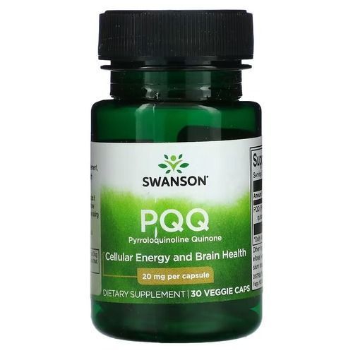 Swanson PQQ Pyrroloquinoline Quinone 20 mg 30 капсул (04.2027) Swanson купити в Україні