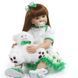 Силіконова Колекційна Лялька Реборн Reborn Дівчинка Ніка (Вінілова Лялька) Висота 60 см Reborn Doll фото 1