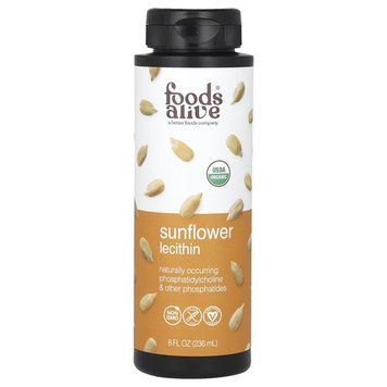 Foods Alive Organic Sunflower Lecithin Liquid 236 мл FDA-08009 фото
