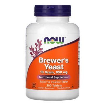 NOW Brewer's Yeast 200 таблеток NOW-02410 фото