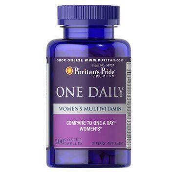Puritan's&nbsp;Pride One Daily&nbsp;Women's Multivitamin 200 таблеток 58757 фото