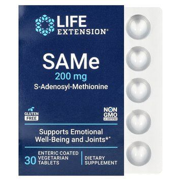 Life Extension SAMe 200 мг 30 таблеток - Life Extension