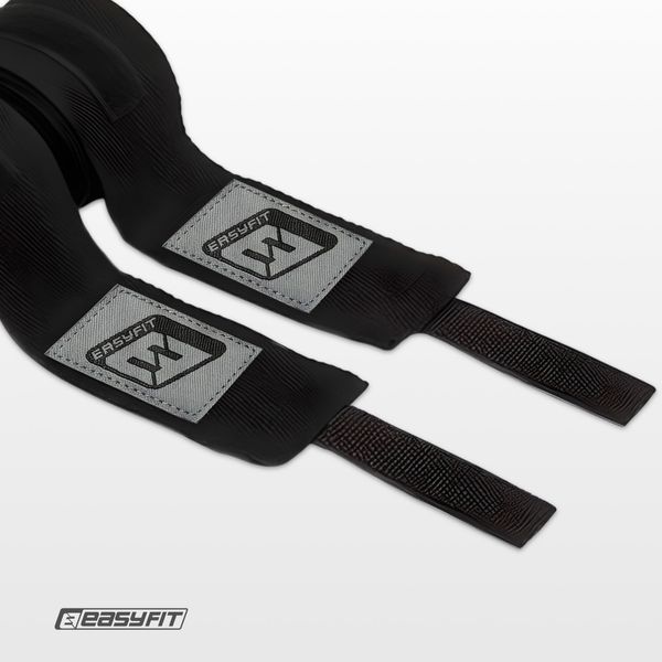 Бинти для боксу EasyFit Classic Wrap 4,5 м EF-0374-45-bk фото