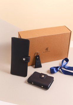 Набір шкіряних аксесуарів Кейптаун BN-set-access-40-navy-blue фото