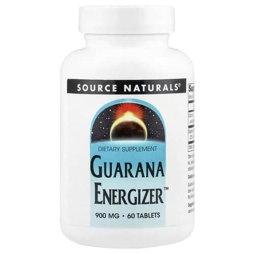 Source Naturals Guarana Energizer 60 таблеток - Source Naturals