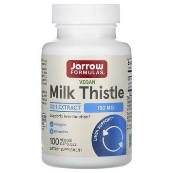 Jarrow Formulas Vegan Milk Thistle 150 mg 100 рослинних капсул JRW-14003 фото