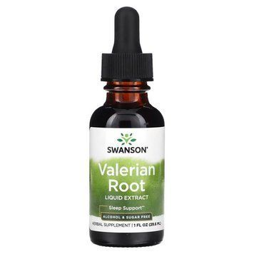 Swanson Valerian Root Liquid Extract 29.6 ml SW1255 фото