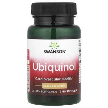 Swanson Ubiquinol 50 mg 60 рідких капсул Swanson купити в Україні