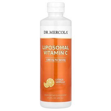 Dr. Mercola Liquid Liposomal Vitamin C 450 мл, Цитрус та Ваніль Dr. Mercola купити в Україні