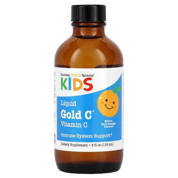 California Gold Nutrition Children's Liquid Gold Vitamin C 118 мл (02.2027), Апельсин CGN-01099 фото