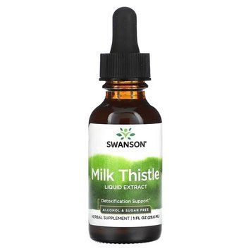 Swanson Milk Thistle Liquid Extract 29.6 ml SW1171 фото