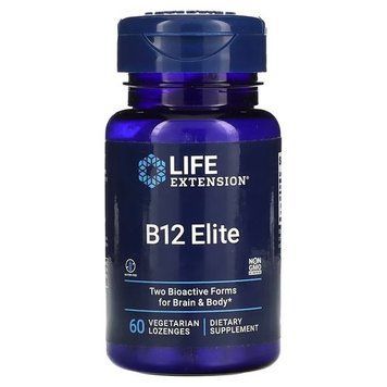 Life Extension B12 Elite 60 льодяників LEX-24196 фото