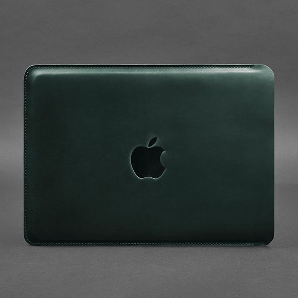 Шкіряний чохол для MacBook 13 дюйм Зелений Crazy Horse BN-GC-7-iz фото