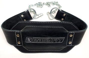 Пояс для обтяжень EasyFit (шкіра) до 250 кг EF-DBC-250 фото
