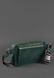 Шкіряна поясна сумка Dropbag Maxi зелена BN-BAG-20-iz фото 5