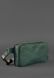 Шкіряна поясна сумка Dropbag Maxi зелена BN-BAG-20-iz фото 1