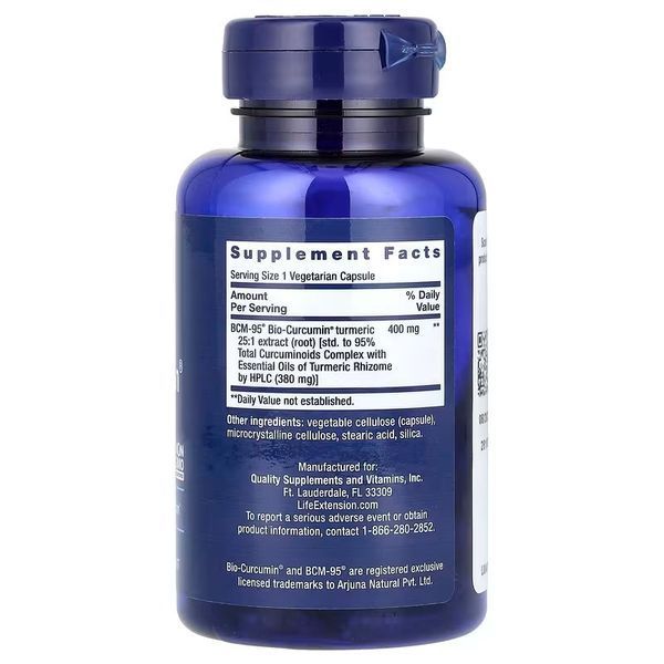Life Extension Super Bio-Curcumin Turmeric Extract 60 капсул - Life Extension