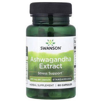 Swanson Ashwagandha Extract Standardized 450 mg 60 капсул SWH287 фото