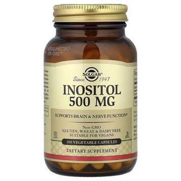 Solgar Inositol 500 mg 100 капсул Solgar купити в Україні