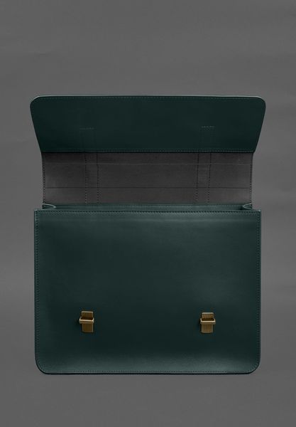 Шкіряна сумка-портфель Porte зелений BN-BAG-58-malachite фото