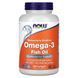NOW Omega-3 Fish Oil 1000 mg 200 рідких капсул NOW-01652 фото 1